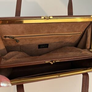 VINTAGE leather outer suede inside made in England for Lord&Taylor